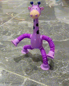 Suction Cup Pop Tube Giraffe Toys-4pcs & Dreamy Playful Daisies