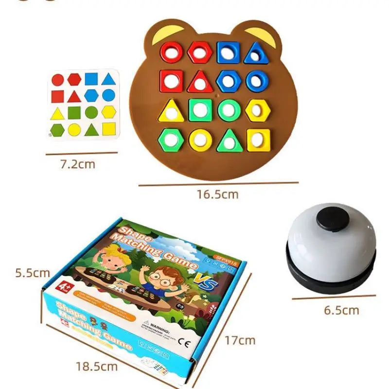 Montessori Bear Geometry Puzzle & Dreamy Playful Daisies