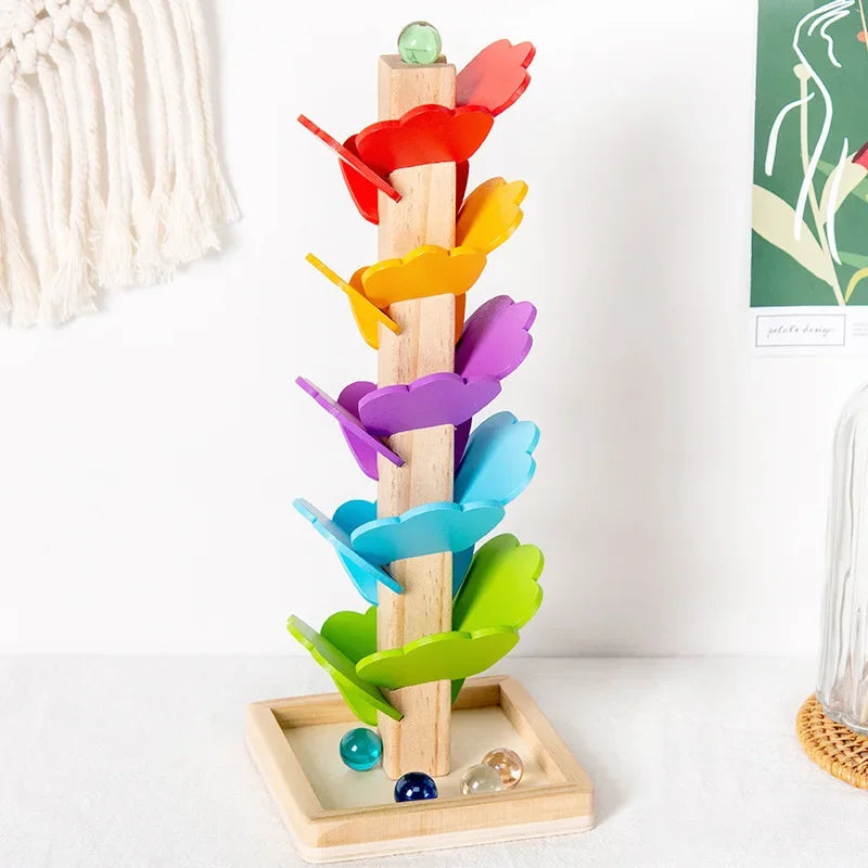 Wooden Rainbow Music Tree & Dreamy Playful Daisies