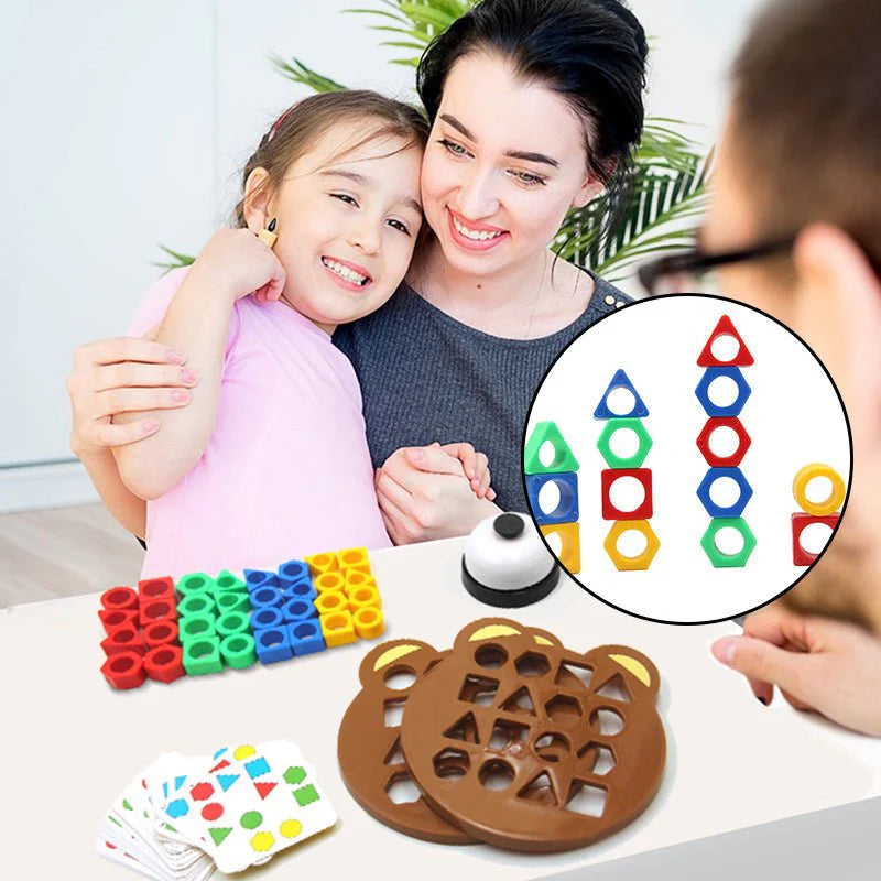 Montessori Bear Geometry Puzzle & Dreamy Playful Daisies