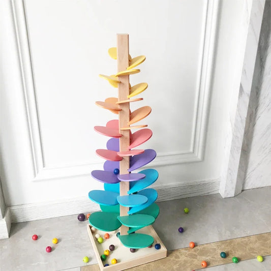 Wooden Rainbow Music Tree & Dreamy Playful Daisies