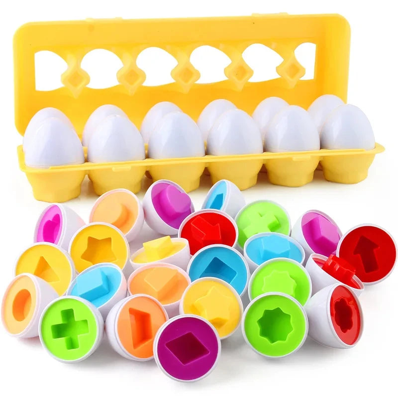 Montessori Geometric Matching Eggs & Dreamy Playful Daisies