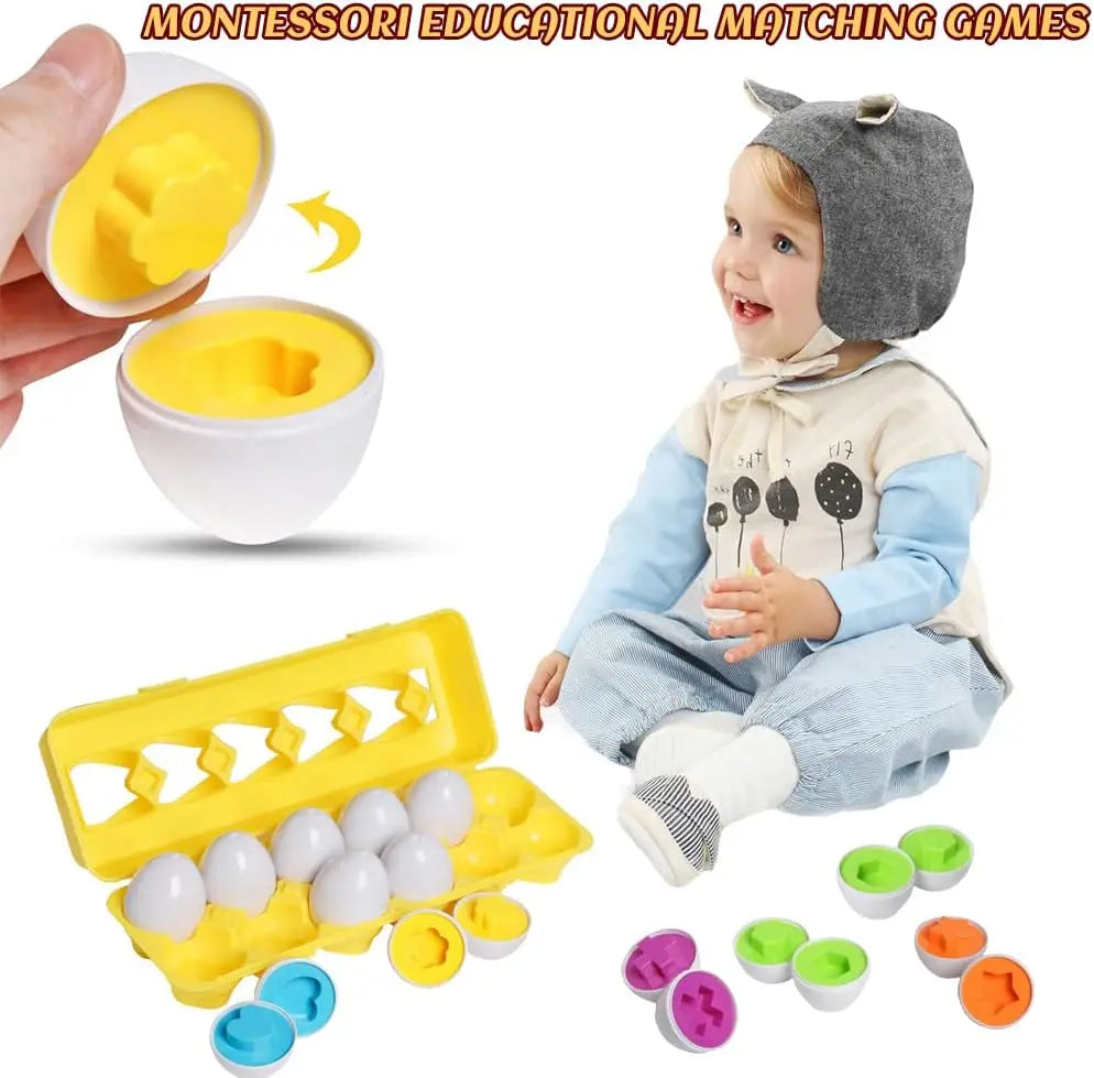Montessori Geometric Matching Eggs & Dreamy Playful Daisies