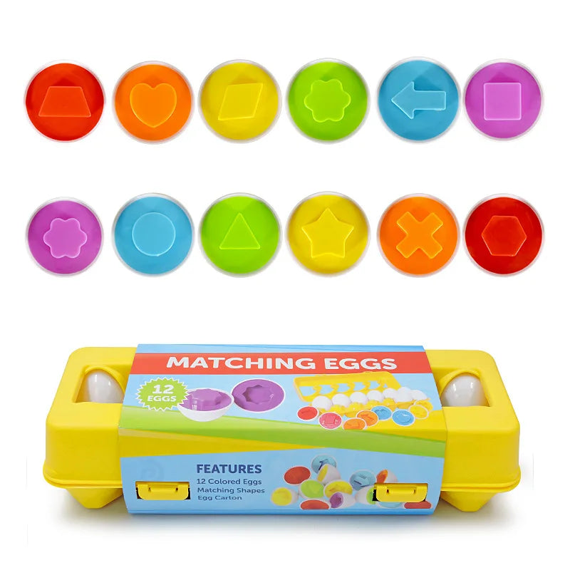 Montessori Geometric Matching Eggs & Dreamy Playful Daisies